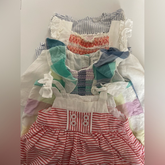 0-3 MOS GIRL BUNDLE: sleeveless dresses & romper (Gymboree, GAP Baby) - Picture 6 of 6